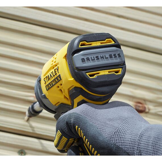 STANLEY SFMCF820D2K aku rázový utahovák 18V/2*2Ah, 190Nm, upínání 1/4" šestihran
