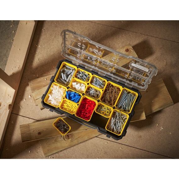 STANLEY FMST1-75779 organizér FATMAX PRO, 44*27*7,5cm, 16 přihrádek