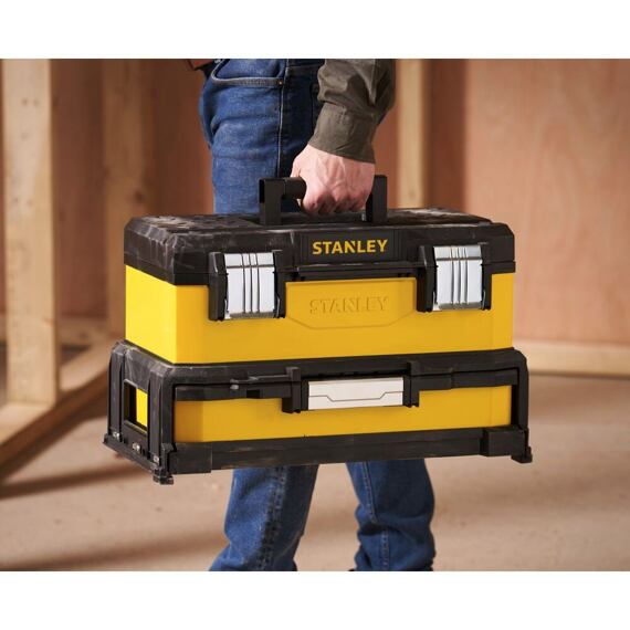 STANLEY 1-95-829 box kovoplastový na náradie so zásuvkou, kovové pánty