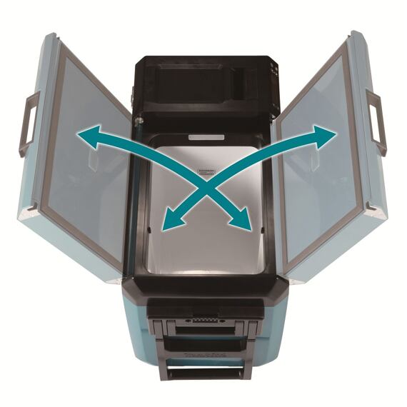 MAKITA CW004GZ aku termobox 29l, XGT 2*40V/LXT 2*18, auto 12V/230V, bez batérie