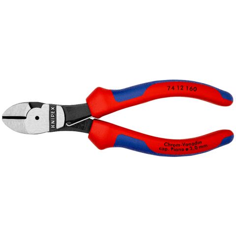 KNIPEX 7412160 kleště štípací boční silové s pružinou