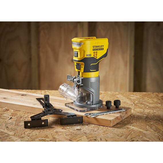 STANLEY SFMCW400B aku ohraňovacia frézka FATMAX V20, 18V, bez batérie