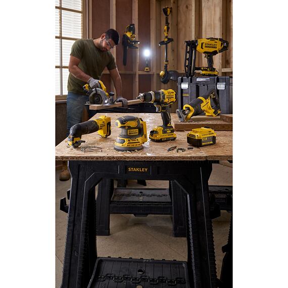 STANLEY SFMCK210D1 aku sada SFMCD711 + SFMCL020, FATMAX V20, 18V/2Ah