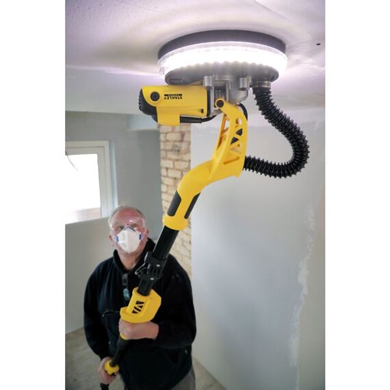 STANLEY SFMEE500S bruska na sádrokarton FATMAX, 750W, 225mm, teleskop 1,25-1,8m