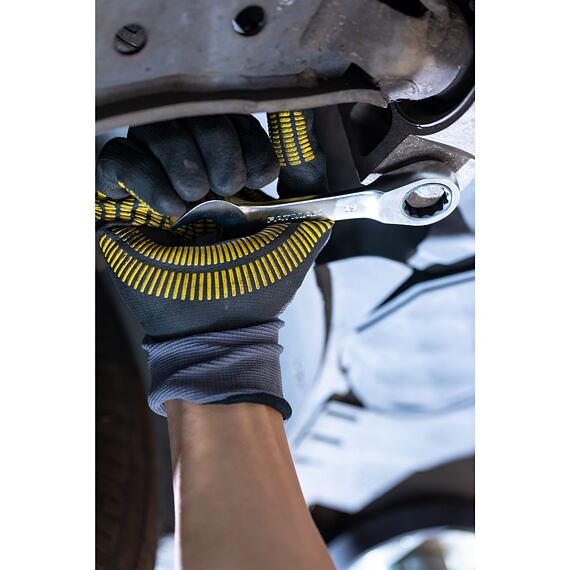 STANLEY FMMT82900-0 sada krátkých ráčnových OP klíčů 8-19mm, vyhnuté o 15°, PH držák