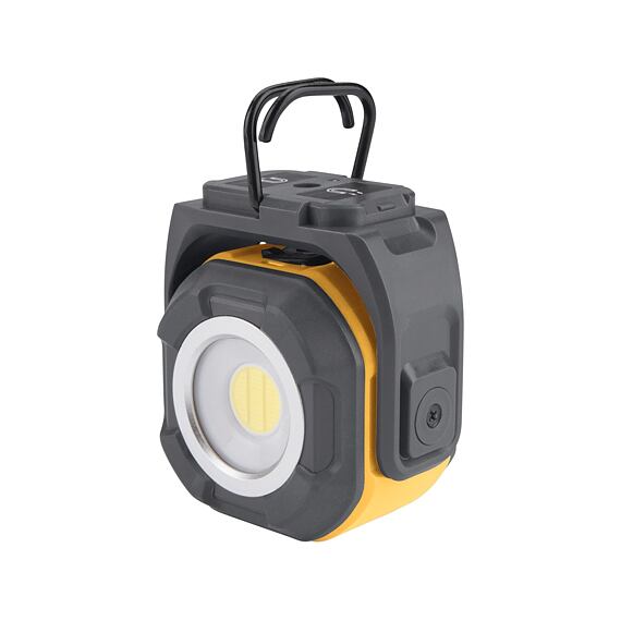 EXTOL LIGHT reflektor LED 3,7V/2Ah, obojstranný LED + COB LED, 150 - 500lm, 43271