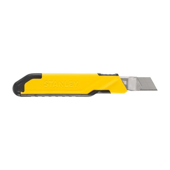 STANLEY STHT10266-0 ulamovací nůž 18mm, PH, pogumovaný s tlačítkem, 3ks čepelí