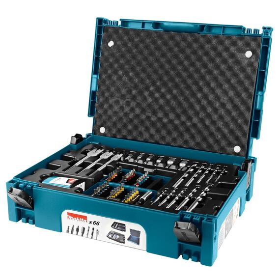 MAKITA B-43044 sada bitů a vrtáků, systainer, 66ks