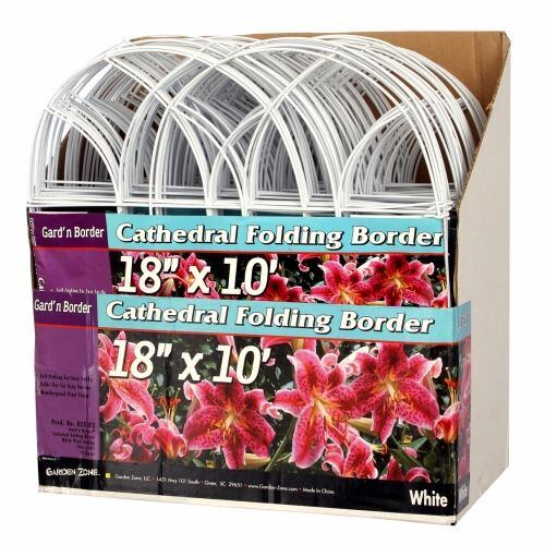 plůtek zahradní 45cm*3m bílý kov/PH 409903