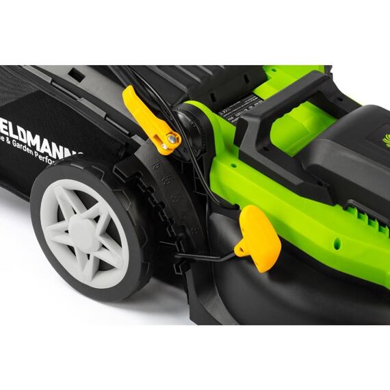 FIELDMANN FZR 2048-E elektrická kosačka 2000W, 42cm, centrálne nastavenie výšky, kôš 48l