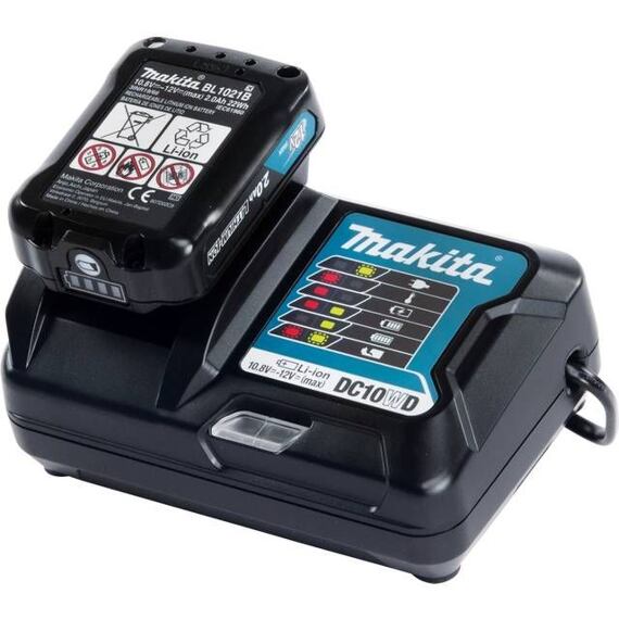 MAKITA 191B50-9 sada nabíječka DC10WD + akumulátor 12V/2Ah BL1021B