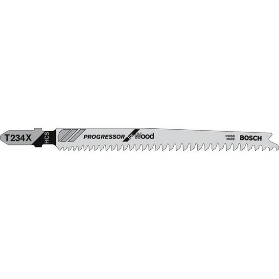 BOSCH 2608633523 pílky do priamočiarej píly T234X 117mm, drevo, vláknité dosky 3ks