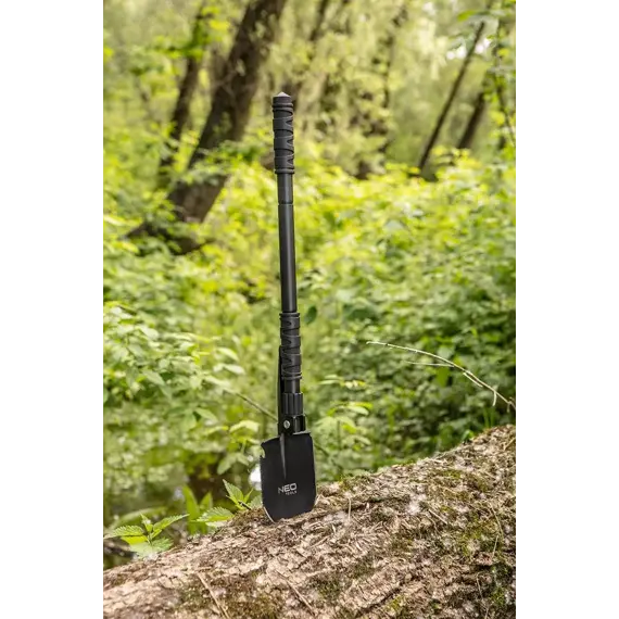 NEO lopatka skládací multifunkční 8v1, délka 63cm, 63-122
