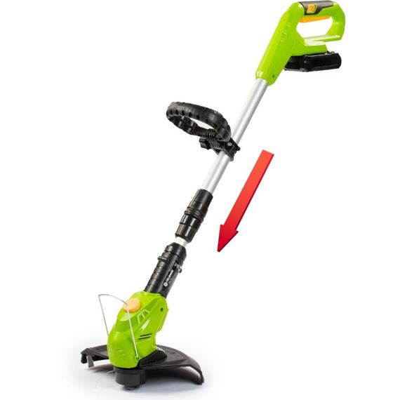 FIELDMANN FZS 1005-A aku strunová sekačka 18V/1*1,5Ah, teleskopická rukojeť
