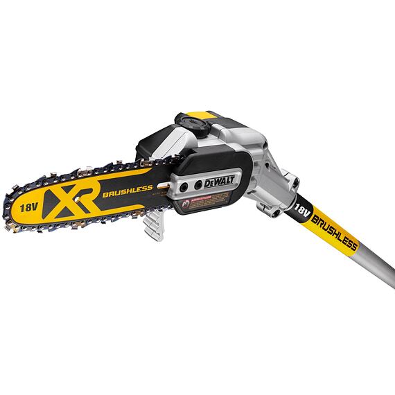 DeWalt DCMPS567N prořezávácí pila 18V, lišta 20cm, teleskopická násada až 3m, bez aku