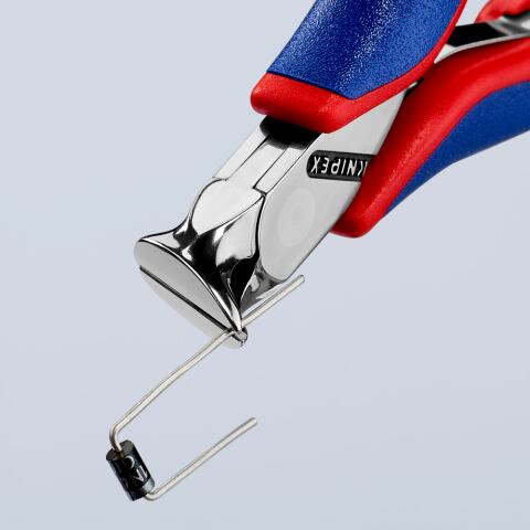 KNIPEX 6212120 šikmé štikacie kliešte pre elektroniku 120mm, 58HRC, dvojitá pružina