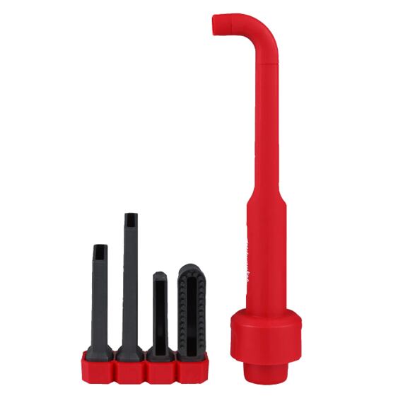 MILWAUKEE 4932498021 AT-12 pravoúhlý čistící nástroj 4v1 AIR TIP, kompatibilita s prům.vysavači