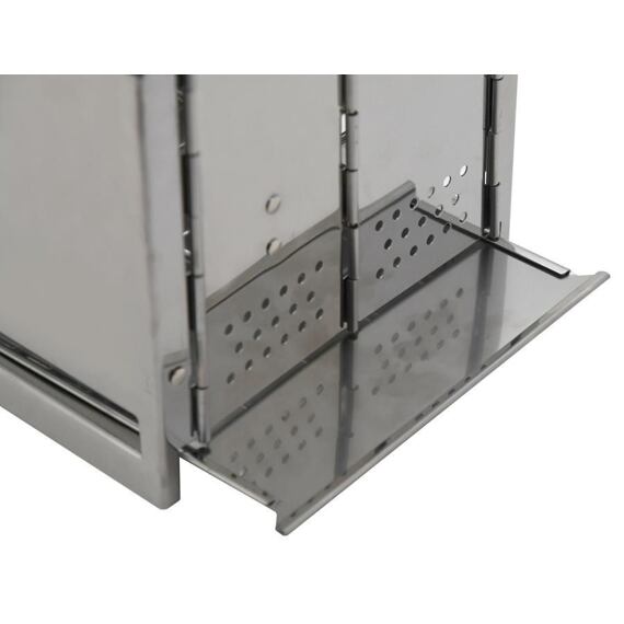 CATTARA gril-vařič CUBE skládací, rošt 20*20cm, Cr ocel, (složený 28*22*5cm), 13001