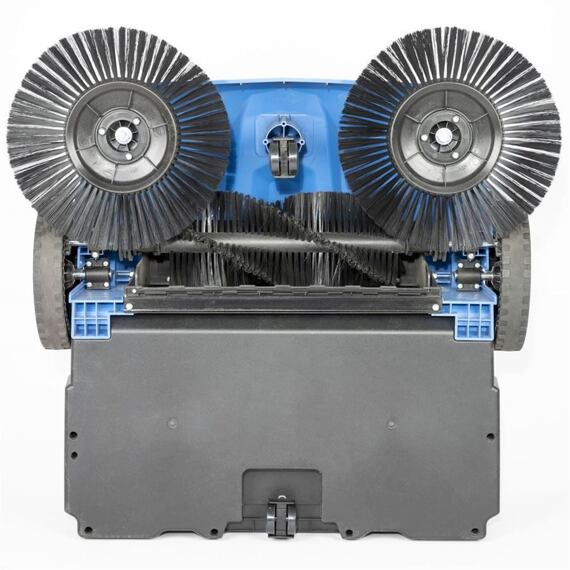 GÜDE GKM 650 zametací stroj šířka 650mm, boční kartáče + centrální kartáč, nádoba22l, 16804