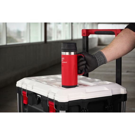 MILWAUKEE 4932493471 termofľaša PACKOUT 532ml s viečkom, červená