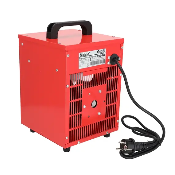 DEDRA ohřívač elektrický 2000W, 220m3/h, DED9920