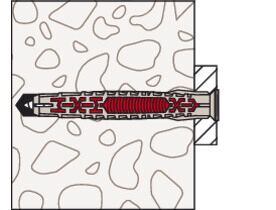 FISCHER rámová hmoždinka DuoXpand 10*180mm T zápustná hlava gvz 562160