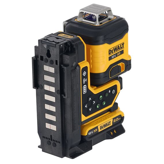 DeWalt DCLE34035D1 laser samonivelační 18V/2Ah XR, zelený, 3*360°, dálkové ovládání, TSTAK