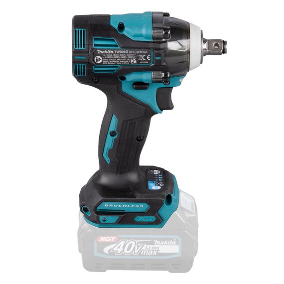MAKITA TW004GZ aku rázový utahovák 40V XGT, 1/2" Li-ion, 350Nm, 520W, bez baterie
