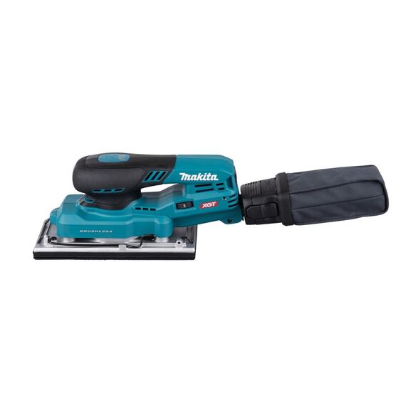 MAKITA BO007CGZ aku vibrační bruska XGT 40V, 93*185mm, propojení s aku kabelem