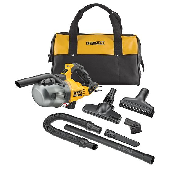 DeWalt DCV501LN aku vysavač 18V XR, třída "L", pratelný HEPA filtr, bez baterie