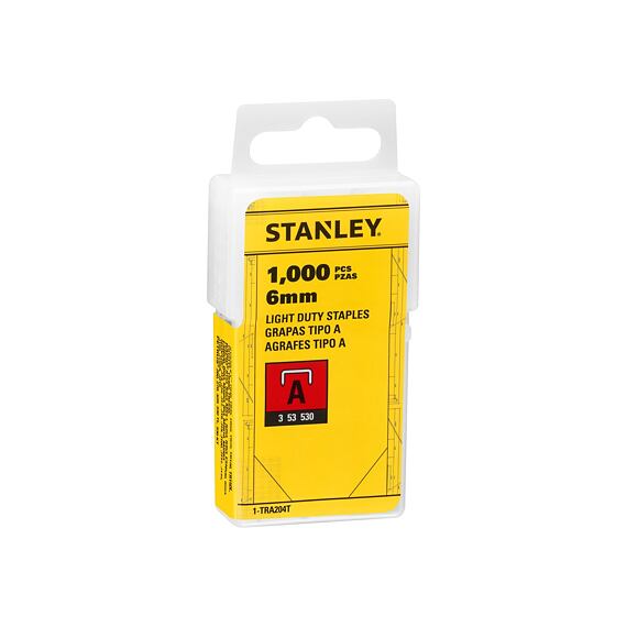 STANLEY 1-TRA204T sponky 6mm typ A, 1000ks 5/53/530