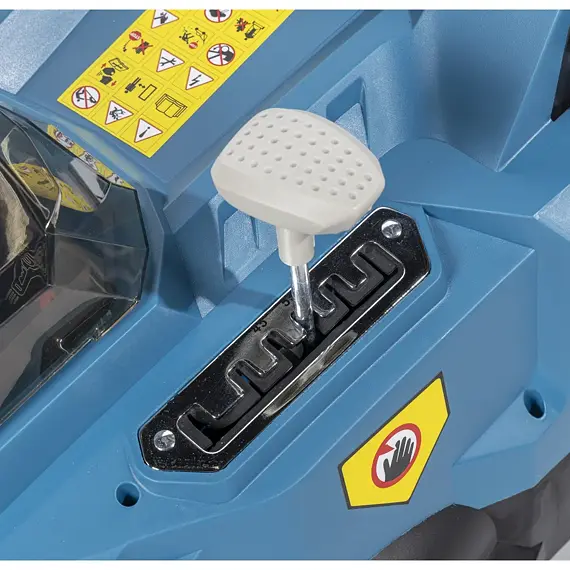 DEDRA aku sekačka 2*18V, bezuhlíkový motor, záběr 37cm, výška sečení 25 - 75mm, koš 35l, DED7199