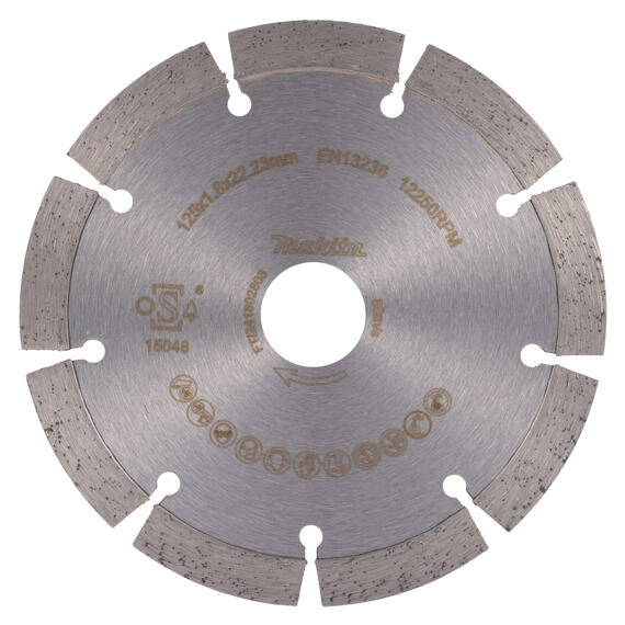 MAKITA D-80086 diamantový řezný kotouč 125*22,3, segmentový