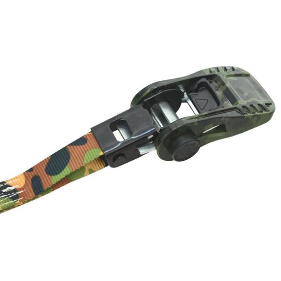 COMPASS popruh s ráčnou a háky 2ks 500daN 25mm x 5m barva KAMU, 02256