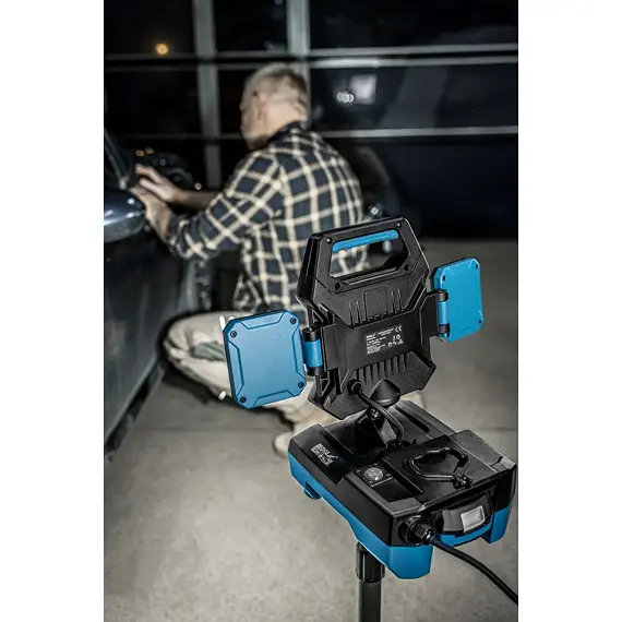 DEDRA aku svítilna LED 18V/230V, 96 diod, 2500lm/4000lm, IP54, SAS+ALL, DED6907H