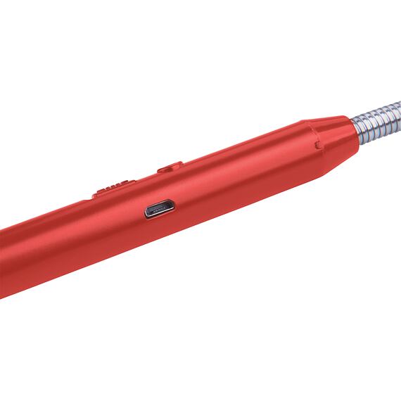 EXTOL Premium zapalovač plazmový, 3,7V/200mAh, ohebný krk, USB kabel, délka 26cm, 8848130