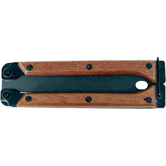 FORTUM pila zavírací kapesní, dvoubřitá, 300mm/140mm list, dřevěná rukojeť, 4772120