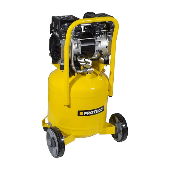 PROTECO kompresor PREMIUM vertikální tichý 24l, 8bar, 750W, výtlak 130 l/min., 51.02-VKT-0750-24