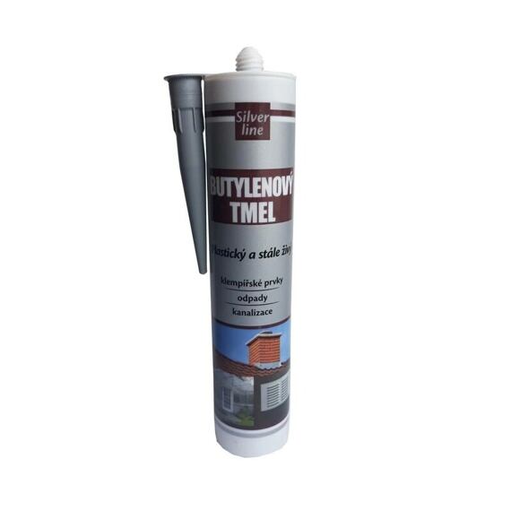 DEN BRAVEN stavbařský butylenový tmel 310ml šedý 10103SL