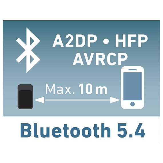 EXTOL Premium reproduktor/hands-free, bluetooth, USB nabíjení, váha pouze 64g, 8891513