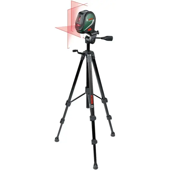 BOSCH UniversalLevel 3 set, křížový laser samonivelační se stativem, červený, 3*AA