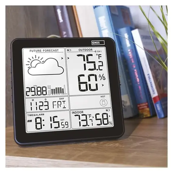 EMOS domácí bezdrátová meteostanice E5080