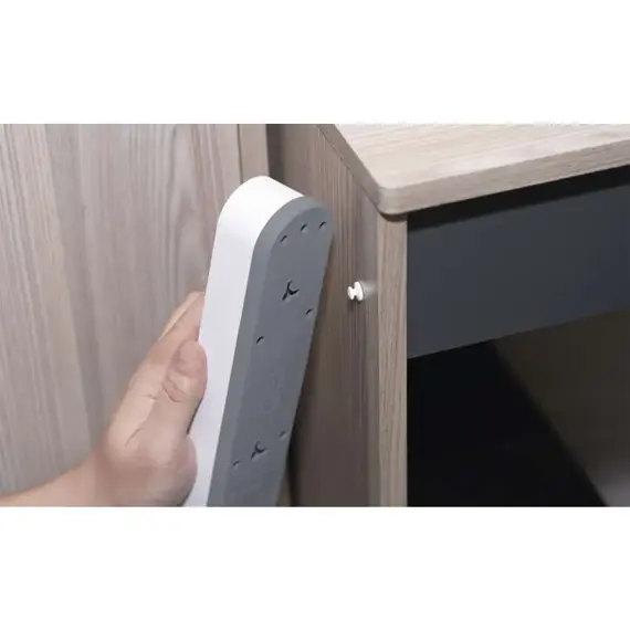EMOS prodlužovací kabel 2m, 3 zásuvky s vypínačem, bílo-šedý, 1*USB-A, 1*USB-C, 1,5 mm2, P1312FC