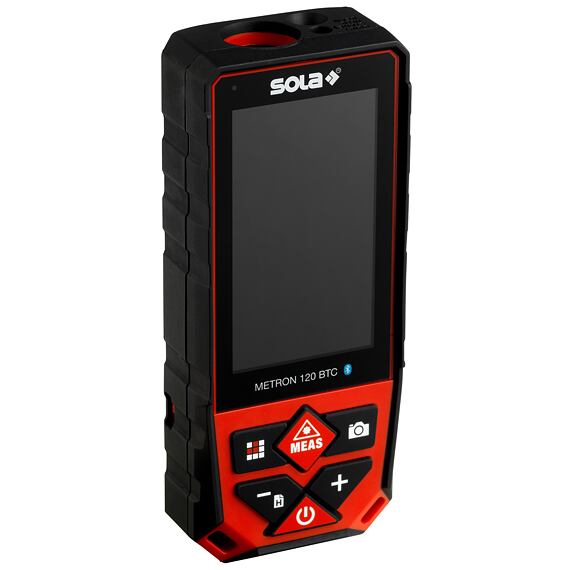 SOLA METRON 120 BTC laserový dálkoměr 0,05-120m, Bluetooth, snímač sklonu po nivelaci a měření úhlů