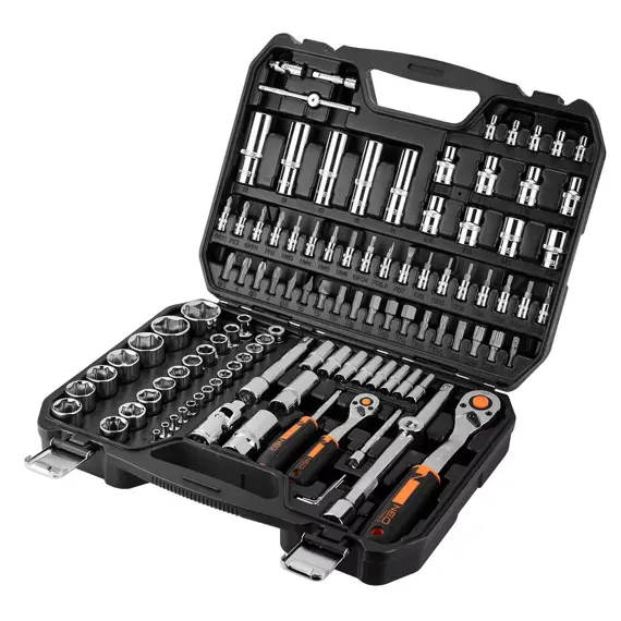 NEO gola sada 1/4" + 1/2", 110-dílná, PROFI, 10-066
