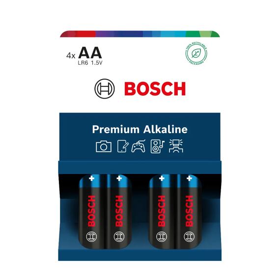 BOSCH baterie LR6PA4B/00 AA PREMIUM ALKALINE, 4ks