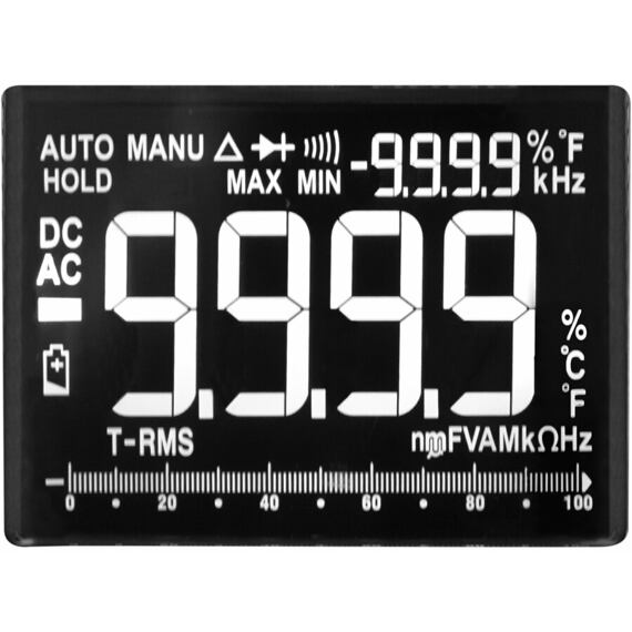 EXTOL PREMIUM digitální multimetr automatický, LED inverzní displej, 8831251