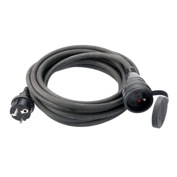 FESTA kabel prodlužovací 230V, 3*1,5mm, 5m, max. 3800W, venkovní, guma-neopren, IP44. 37744