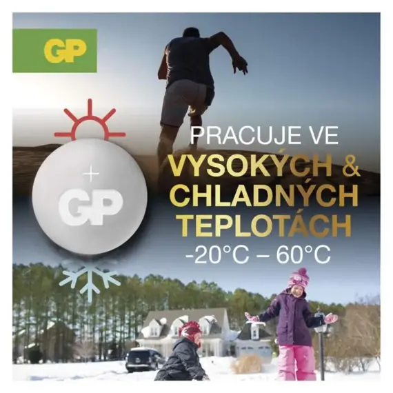 GP knoflíková baterie LITHIUM Ultra plus CR2450, B1585
