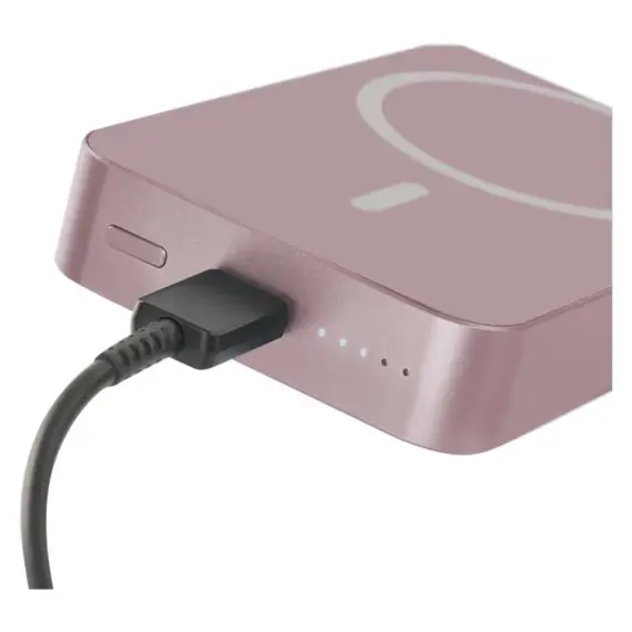 EMOS B0551S Powerbanka EMOS WI 1046, 10 000 mAh, 20 W+Wireless, lososová